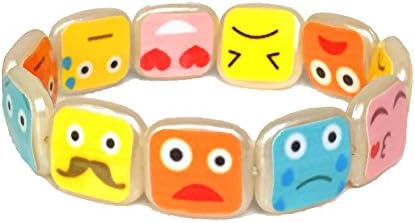 FLiPSTONZ EMOJI Wrist BAND No 1 | Pre assembled, Stretchable, Flexible Photo and Sticker Wrist Bracelet