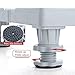 YOMYM Universal Mobile Base with 4 Strong Feet Multi-Functional Adjustable Base for Adjustable Dryer, Washing Machine and Refrigerator (Large)