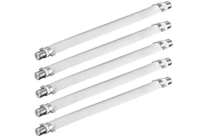 Ancable Flat Coaxial RG6 F Type Jumper Cable for Windows and Doors 5pack