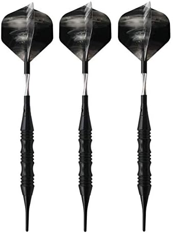 Niocase Long life Durable 3 Pack Darts Soft Tip Darts Set, Aluminium Shafts PVC Flights Iron Barrels, for Electronic Dartboard with Premium Case