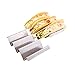 Taco Holder Stand Stainless Steel - 2 Pack Taco Shell Holder w/BBQ Tong - Oven Grill Dishwasher Safe Packed In Stylish Matt Box
