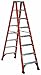 Louisville Ladder 8-Feet Fiberglass Twin Front Ladder, 375-Pound Duty Rating, FM1408HD