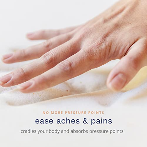 ViscoSoft 4 Inch Active Cooling Memory Foam Mattress Topper Full Made