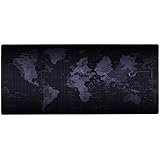Cmhoo Large Gaming Mouse Pad / Mat with Smooth Surface and Stitched Edges Non-slip Rubber Base Extended Game Mouse Mat|27.5" x 11.8" x 0.1" (Map(70300.3cm))