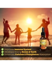 Vitamina D3 Gotas para bebés niños las madres Niños 2 onza 400 i.u.s de líquido D 3 por...