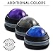 Body Back Massage Roller Ball for Foot, Back, Shoulder, Neck, and Joint Relief, Massager, Self-Massager, Manual Lacrosse Ball in Easy to Use Handheld Grip, 2 Pack, (Blue)