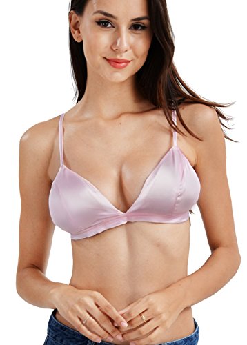 Wink gal women s black strappy bralette nude m