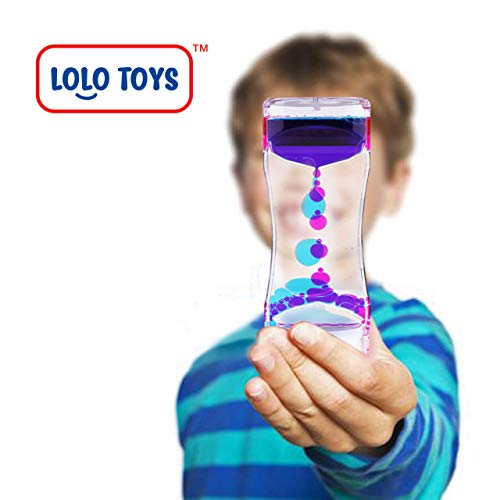 image for Lolo Toys Liquid Motion Bubbler Sensory Toys – 4 Pc Set Bundle Stret