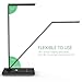 Lighting EVER 3100015-US Dimmable LED Desk Lamp, 7 Brightness Levels, Eye Protection Design Reading Lamp, Touch Sensitive Control, 6W Folding Table Lamp, Daylight White, Bedroom Lamp, 7.48