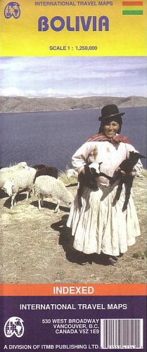 Bolivia Map by ITMB (Travel Reference Map) (Travel Reference Map) (English and Spanish Edition) by ITMB Publishing