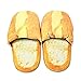 WPYST Slippers Realistic Look Bread Bun Plush Cotton Comfortable Indoor Shoes Men: 8 ~ 8.5 Women: 9 ~9.5 (B11984)