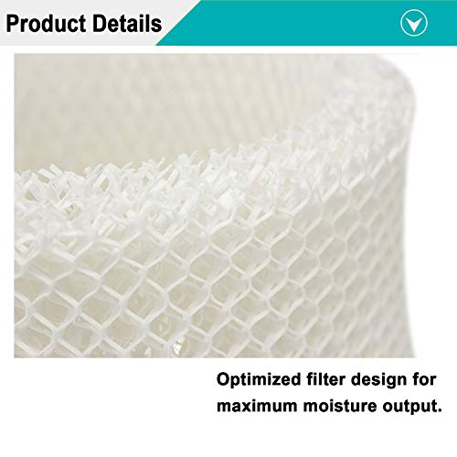Lemige 4 Pack HAC-504 Humidifier Filters For Honeywell Humidifier HAC-504, HAC-504AW, HAC504V1, HCM350, HCM-350W, HCM-300T, HCM-315T, HCM-600, HCM-710, Replacement Filter A