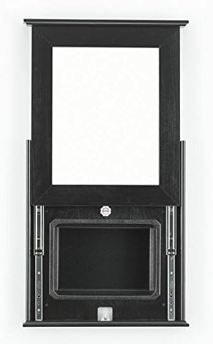 26" Concealed Storage Wall Mirror with Hidden Gun Compartment