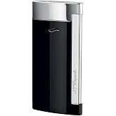 S.T. Dupont Slim 7 Lighter - Black/Chrome