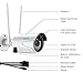Reolink RLC-410WS 4MP Super HD 2.4/5Ghz Dual Band Wi-Fi Wireless Security IP Camera, Fixed Bullet with 16GB Micro SD