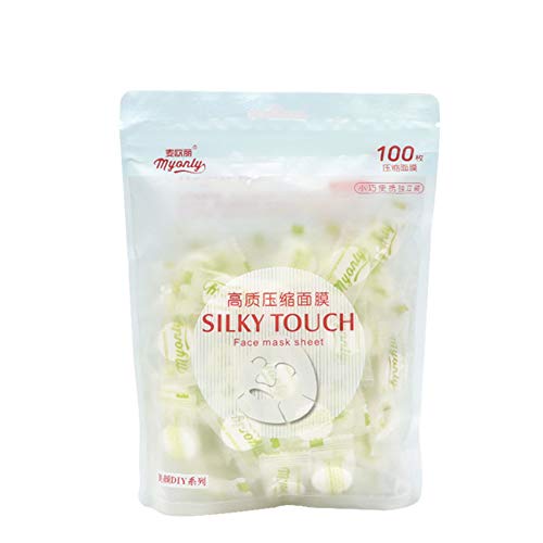 Leoie Compressed Face Mask Disposable Non-woven Mask Natural Skin Care Masks DIY Sheet Masks Silk Mask 60 Capsules - Thumbnail 6