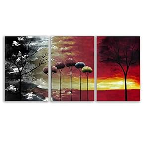 Abstract Cloud Tree Pictures Home Wall for Bedroom...