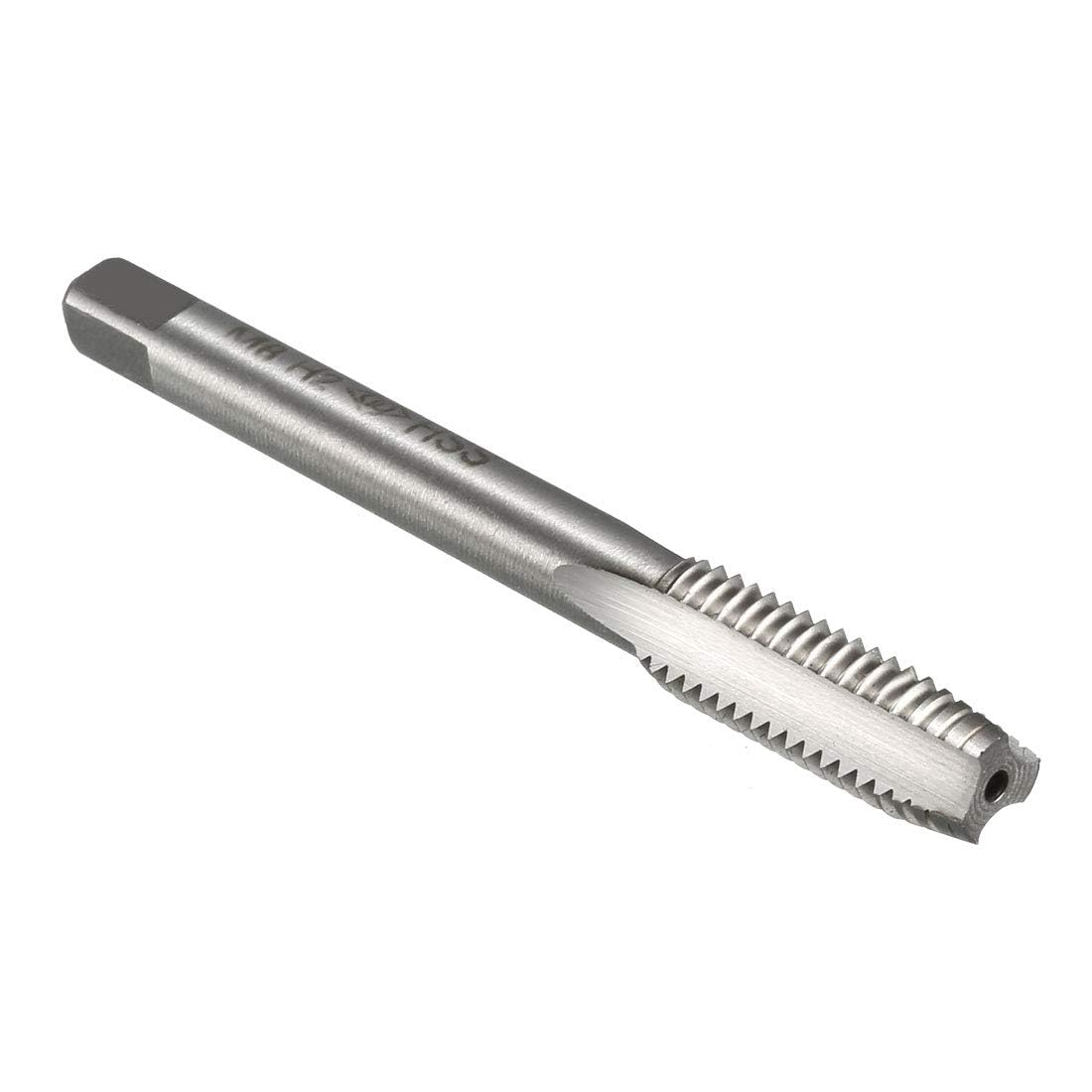 TA-VIGOR M8 x 1.25mm Metric Machine Tap, H2 High Speed Steel 3 Straight Flutes Screw Tapping Thread Tap, Threading Tapping Repair Tool