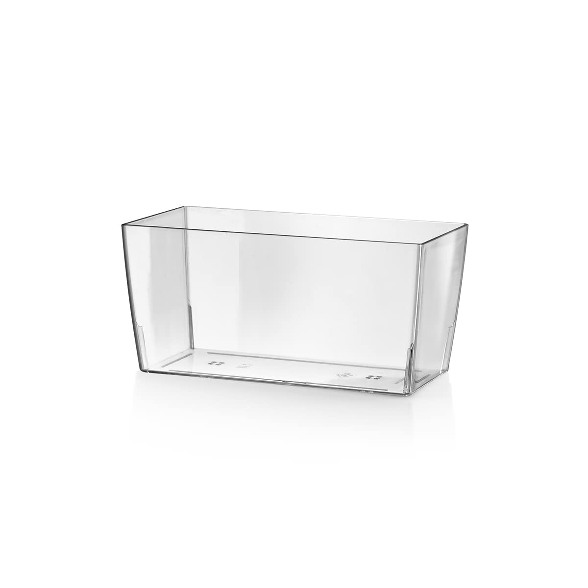 Teraplast 10447030 – Plant pot, 30 x 15 x 14 cm, transparent