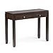 Simpli Home INT-AXCCOS-CON-CF Cosmopolitan Solid Wood 38 inch wide Contemporary Console Sofa Table in Coffee Brown