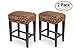 Bird Rock Home Seagrass Backless Counter Stool | Set of 2 | Handwoven | Natural Fibers | Fully Assembled
