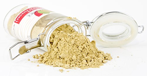 Amchur (Dried Mango Powder) in Glass Spice-Preserve Bottle, 2.5oz