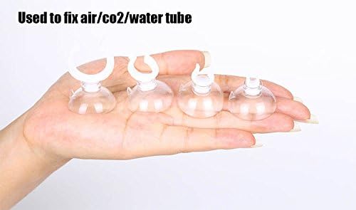 10pcs suction cup CO2 atomizer air pump air tube glass pipe air tube heater fix holder