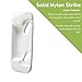 Ideal Security Door Handle for Storm and Screen Doors, Black (2-Piece Set)