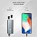 Rowkin Bit Stereo True Wireless In-Ear Headphones w/ Dual-Purpose Power Bank (NAAC10AB) - Space Gray