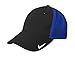 Nike Golf Mesh Back Cap, Medium/Large, Black-Cool Royal