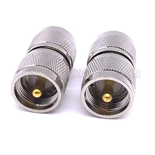 Eaglers Connector - 2pcs Rf Coaxial Coax Adapter Uhf Pl259 So239 to Uhf Pl259 So239 Type Connector - Thumbnail 2