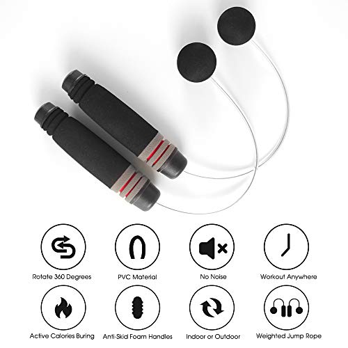 Gomi-Weighted-Ropeless-Jump-Rope-Tangle-Free-Crossfit-Cordless-Speed-Rope-for-Double-Unders-Wod-Mma-Skipping-Workout-Boxing-Fitness-Exercise-Training-Adjustable-Length-Good-for-Adults-and-Kids
