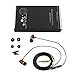 In Ear Headphones, Elepawl Genuine Wood Noise-isolating Earbuds Stereo Earphones with Microphone for Apple iPhone, iPad, iPod, Android Smart Phone, Tablet and More