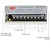 EPBOWPT 12V 30A Universal Regulated Switching Power Supply Driver for LED Strip Light CCTV Radio Computer Project
