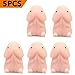 efoot 5PCS Funny Ding Ding Squishies,Novelty Squishy Toy Super Soft Slow Rising Stress Relief Novelty Squeeze Squishy Toy for Christmas' Birthday Party Gag Gifts