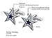 Promotioneer Men's The Team Logo Symbol Series Cufflinks and Tie Clip with Gift Box (11)