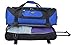 Travelers Club Adventure Multi-Pocket Rolling Sports Duffel Bag, Blue, 30 Inch 120.4L