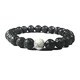 Vitality Extracts - White Howlite Lava Diffuser Bracelet