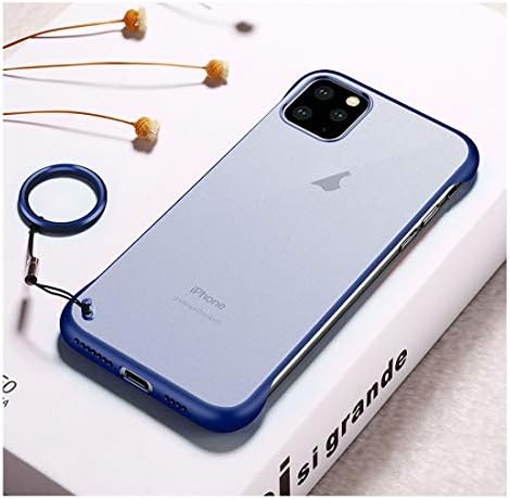 JHLD Case Compatible For IPhone 11/ For/Max Case, Frameless Translucent Matte Cover Shockproof And Anti-Drop Protection-blue-11