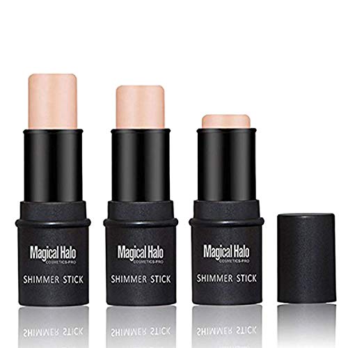 COOSA Makeup 2 Color Highlighter Stick Skin Care Shimmer Cream Powder Waterproof Light Face Cosmetics Stick Highlighters(2PCS) - Thumbnail 7