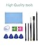 FeiyueTech for iPad Air 1st Gen Touch Screen Digitizer Replacement Model A1474/ A1475/A1476 Front Glass Assembly -Includes Home Button + Camera Holder+PreInstalled Adhesive with Tools kit (Black)