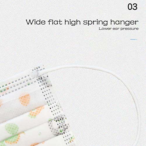 HomeMals Kids Children Cartoon Animals Printed Face màsc Bandanas Washable Reusable Face Cotton Bandanas 10/20/50/100pcs