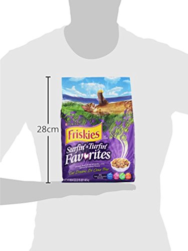 FRISKIES FELINE FAVORITES DRY CAT FOOD, 3.15 LBS