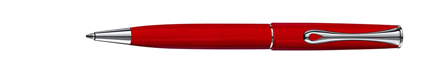Diplomat - Esteem - Ballpoint Pen - Red Lacquer - Resistant and Elegant - High End - 5 Years Warranty