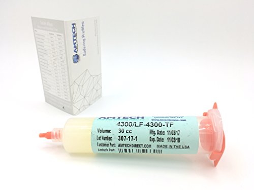 AMTECH 4300/LF-4300-TF - 30cc - Universal Water Washable Solder Flux - 16050 - Thumbnail 2