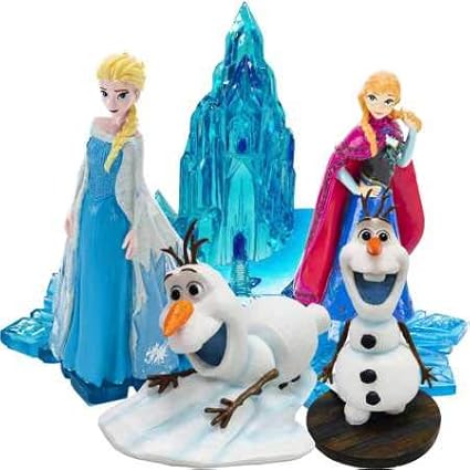 Penn Plax Frozen Characters Mini Ice Castle Aquarium Ornament Set