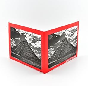 Chichen Itza minimalist paper wallet from Moon Wallets. Perfect Mexican gift!