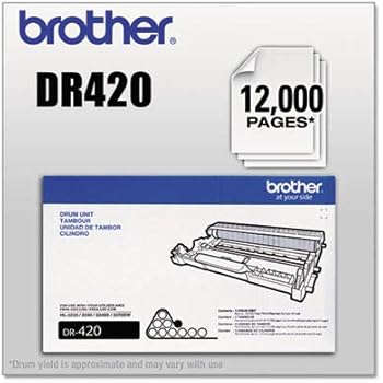 Amazon.com: Brother DR-420 Drum Unit, Black (12,000 Yield): Office Products