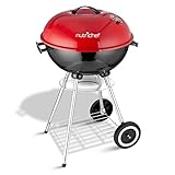 Portable Outdoor Charcoal BBQ Grill, Stainless