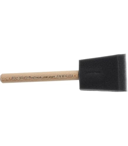 Foam Paint Brush 1 Inch Jen Manufacturing Orginial Poly-Brush Foam